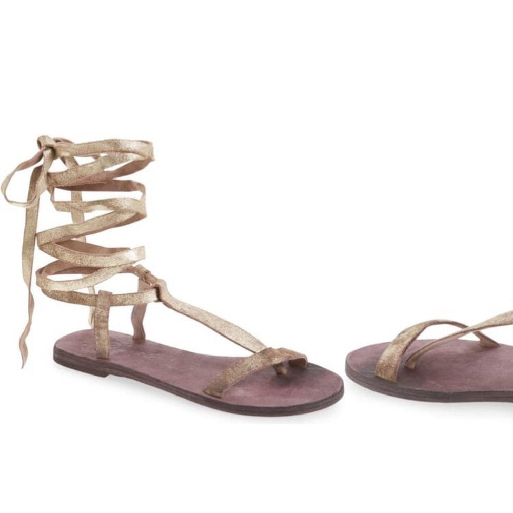 Free People Metallic Sandal